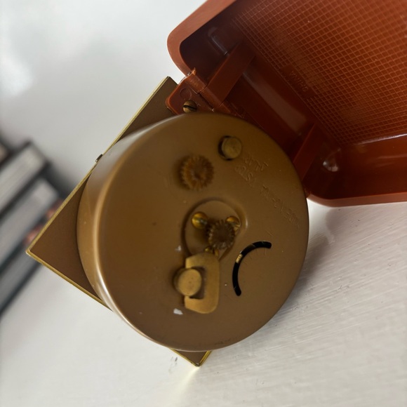 Vintage Westclox Travel Alarm Clock 3" Mechanical Wind Up - Picture 5 of 6